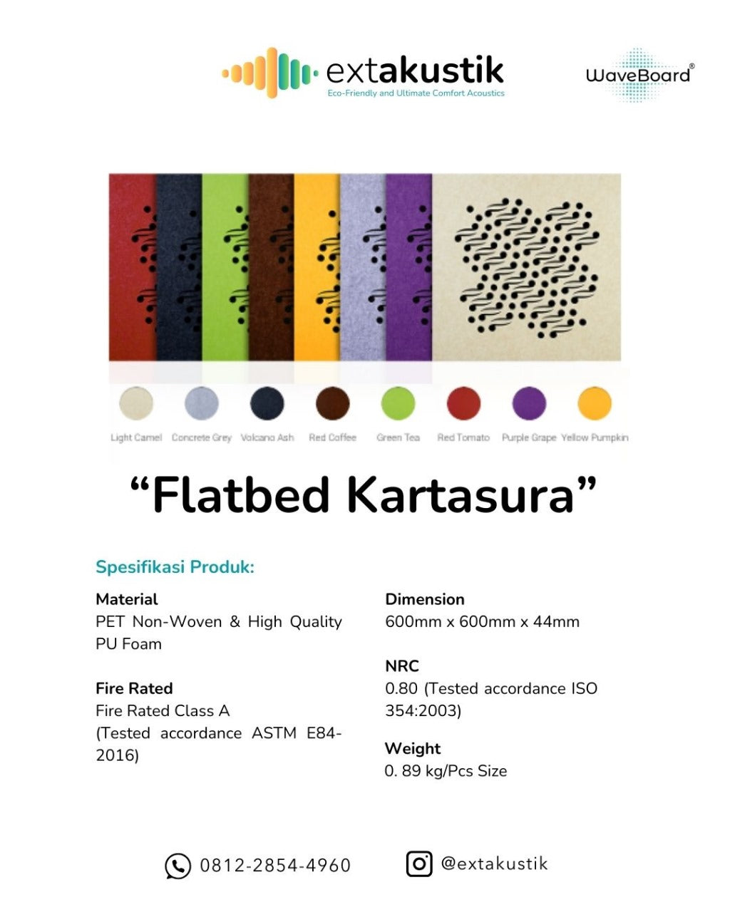 WAVEBOARD FLATBED EQUATOR - KARTASURA (EXTAKUSTIK) WAVEBOARD FLATBED EQUATOR - KARTASURA (EXTAKUSTIK)